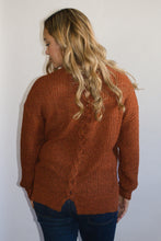 Load image into Gallery viewer, Lace Me Up Sweater - Rust
